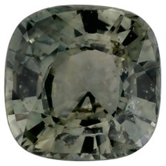 1.06 Ct Green Sapphire Cushion Loose Gemstone