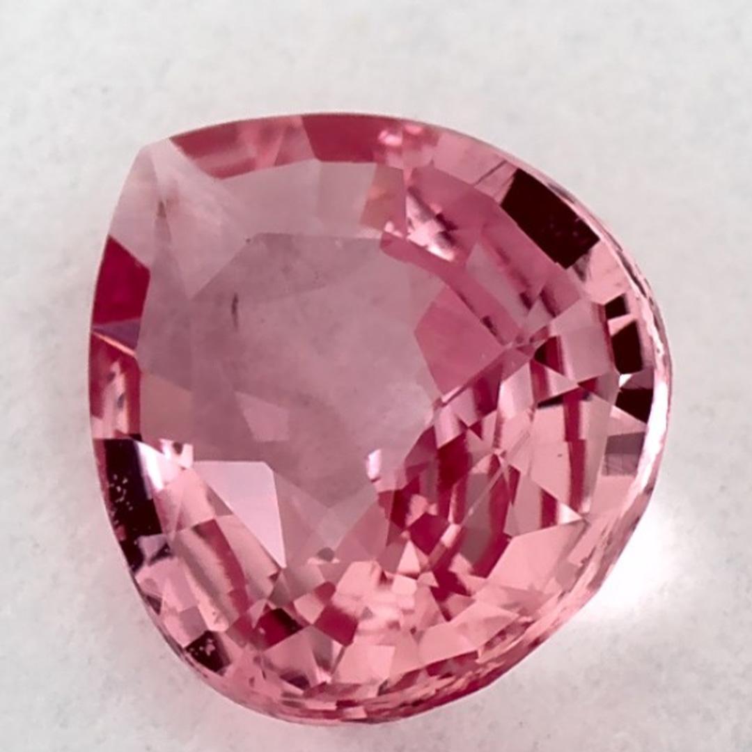 Questo zaffiro rosa naturale offre eleganza e raffinatezza. Con la sua ricca saturazione del colore e il taglio preciso, è il centro perfetto per un anello di fidanzamento o un design di gioielli di lusso.

Questo zaffiro proviene dallo Sri Lanka