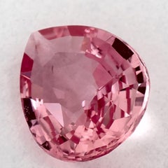 1.06 Ct Pink Sapphire Pear Loose Gemstone