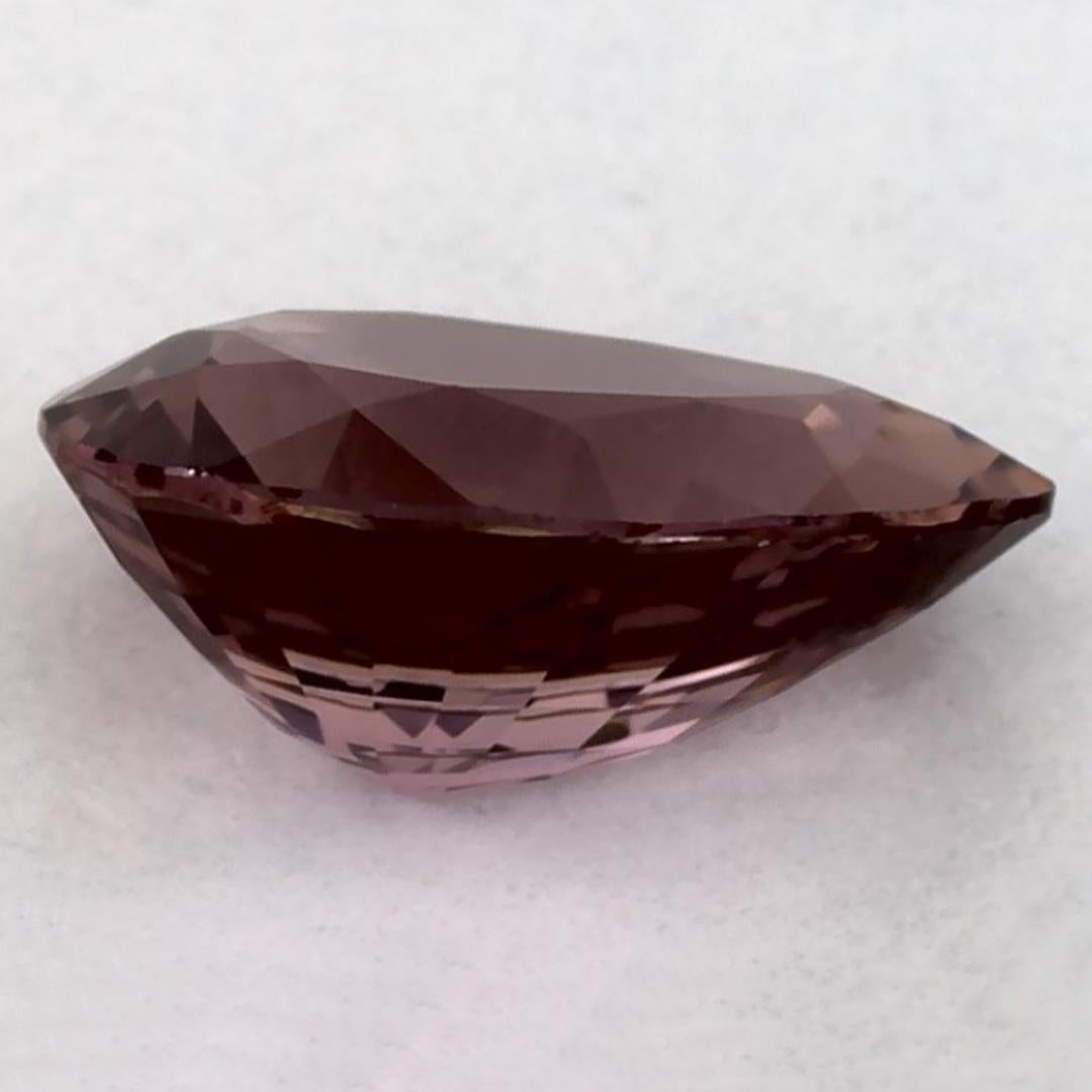 1.06 Ct Pink Sapphire Pear Loose Gemstone (pierre précieuse en vrac) Neuf - En vente à Fort Lee, NJ