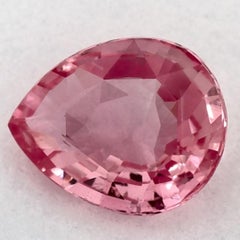 1.06 Ct Pink Sapphire Pear Loose Gemstone
