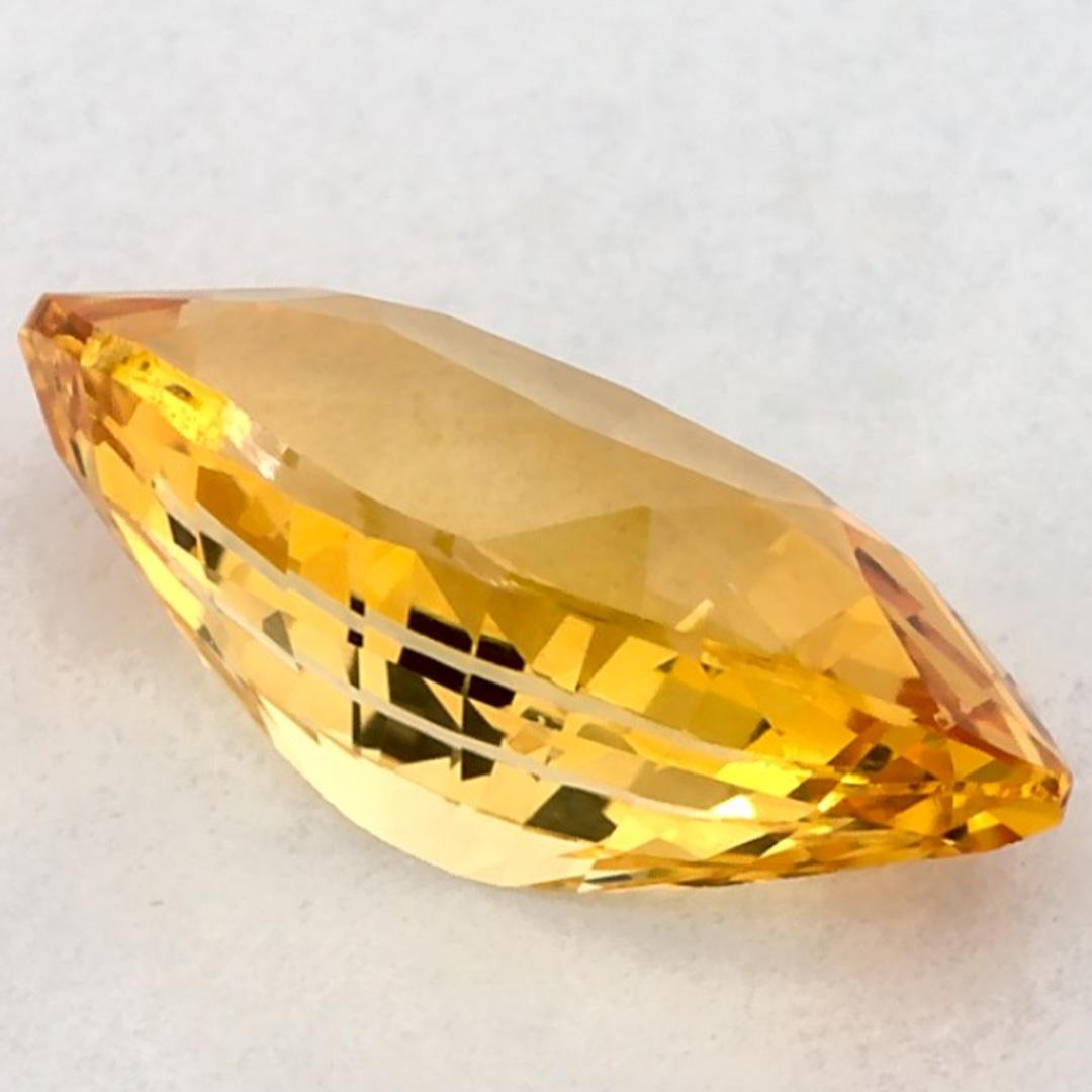 1.06 Ct Zaffiro giallo Marquise Gemma sciolta in vendita 1