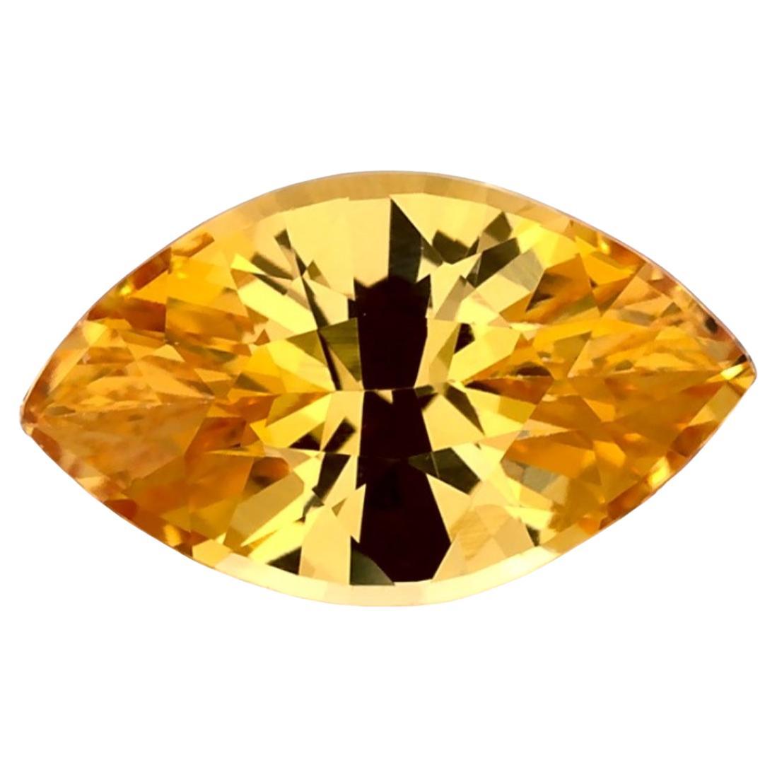 1.06 Ct Yellow Sapphire Marquise Loose Gemstone