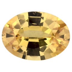 1.06 carati di zaffiro giallo ovale sfuso