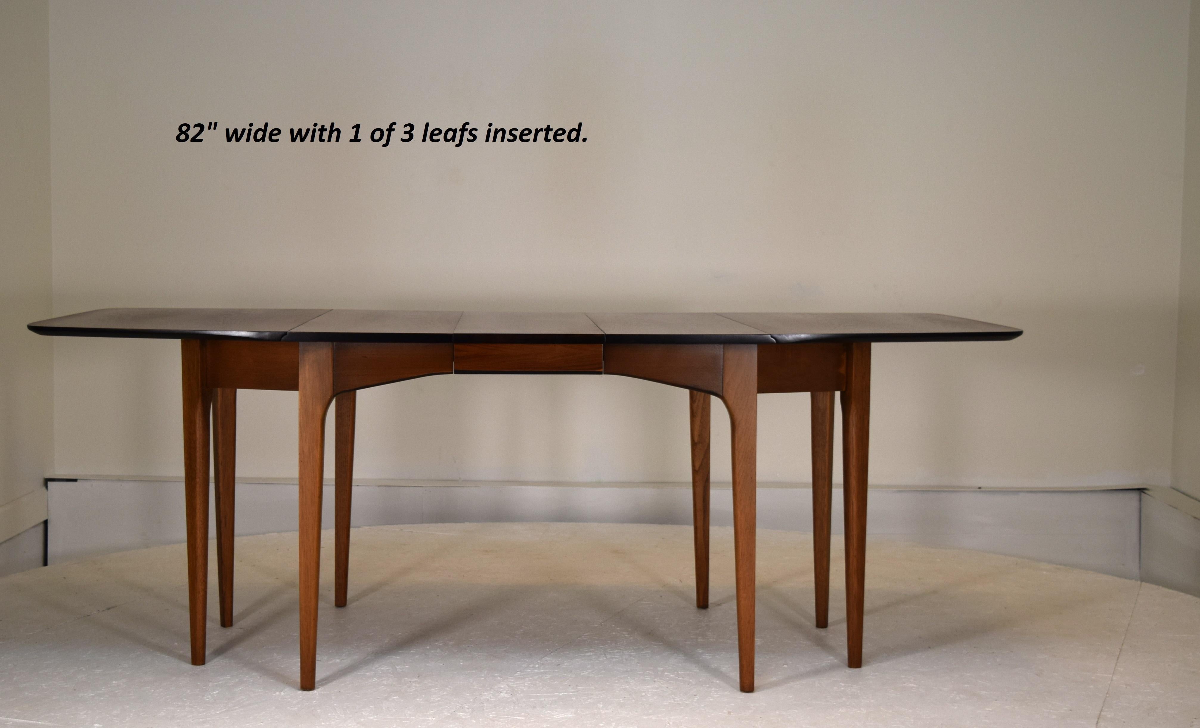Long Drop-Leaf Extension Table by Jon Van Koert In Excellent Condition In South Charleston, WV