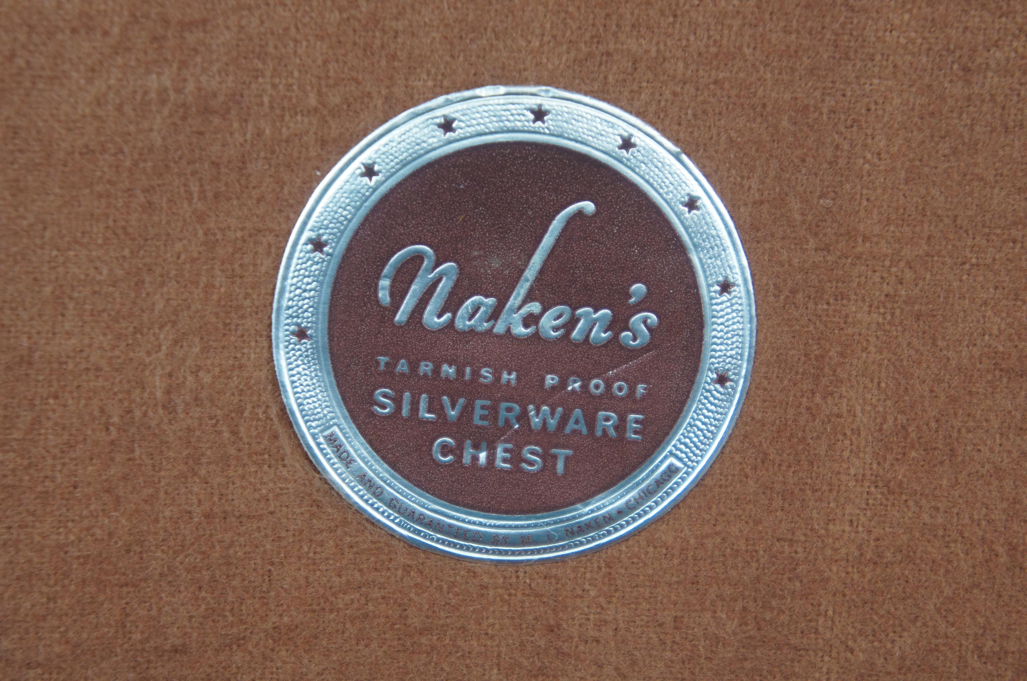 106 Pc International Silver Co Sterling .925 Richelieu Flatware Set & Case 6