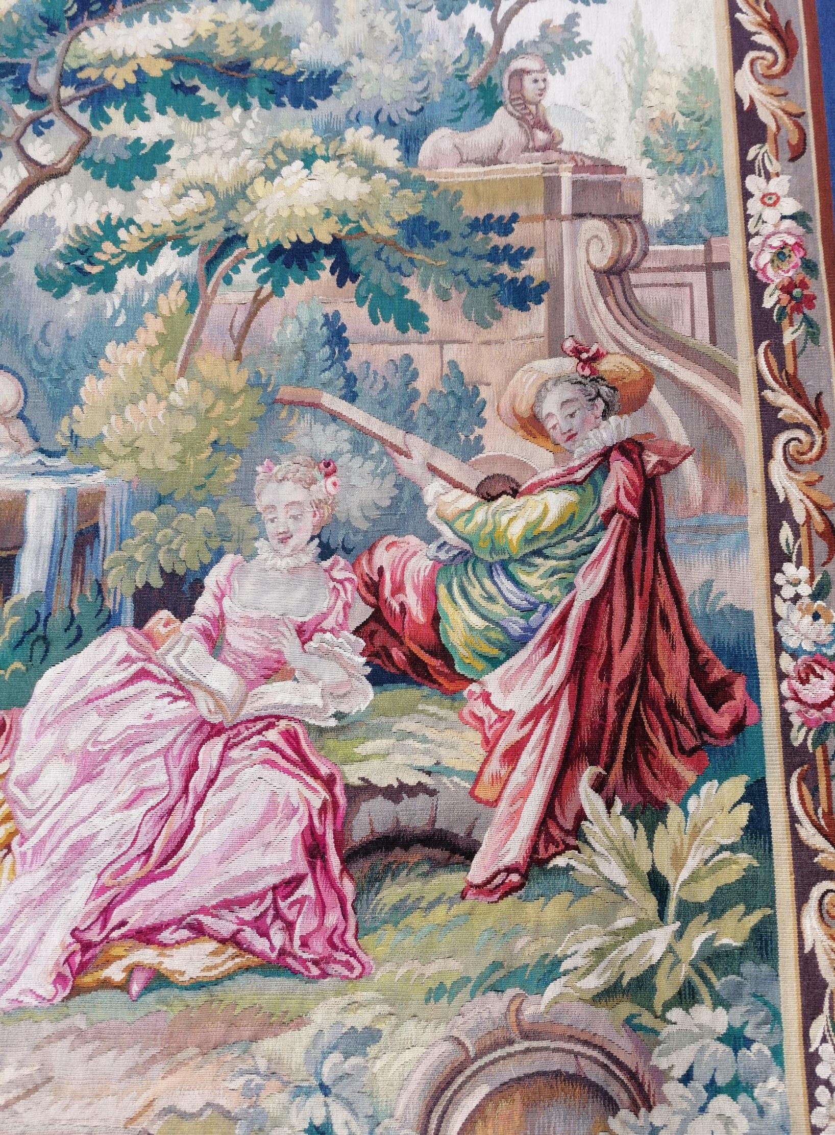  19th Century Aubusson Tapestry - N° 1060 For Sale 7