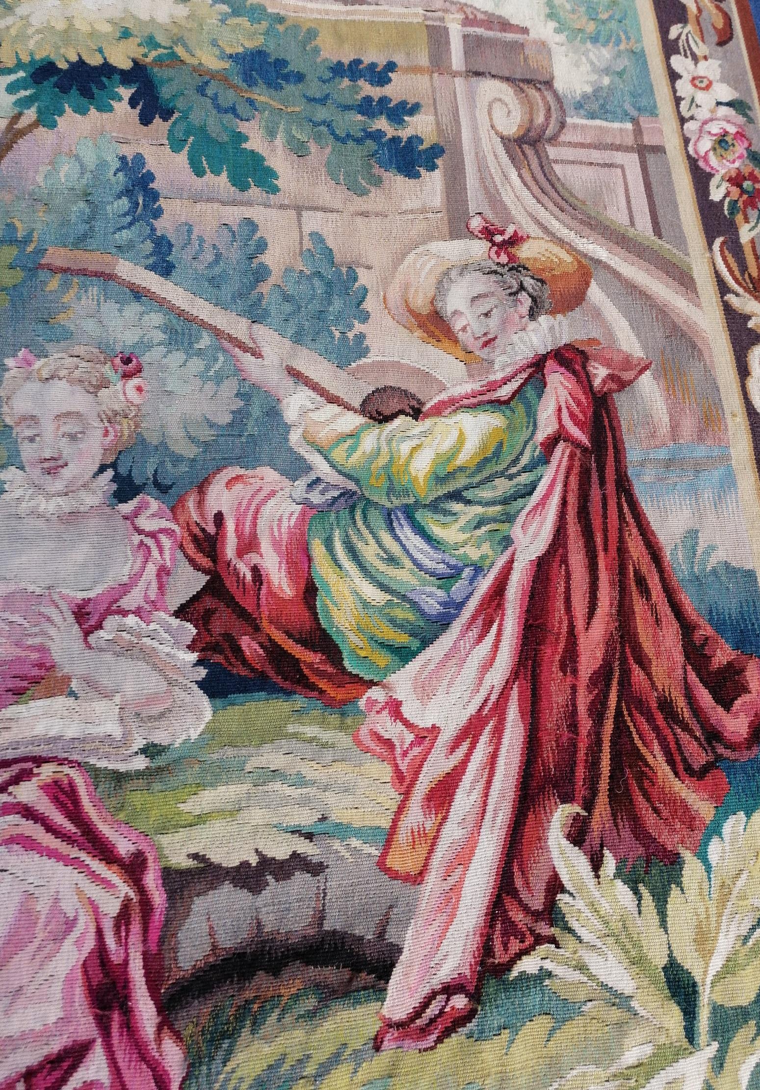  19th Century Aubusson Tapestry - N° 1060 For Sale 2