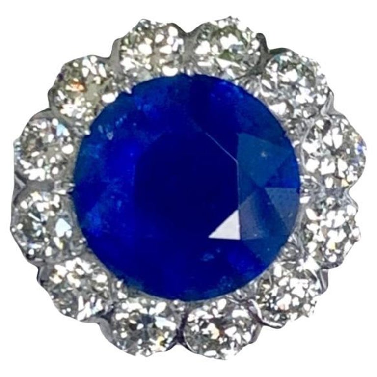 Pierre précieuse naturelle de haute qualité en vrac de saphir bleu royal de qual