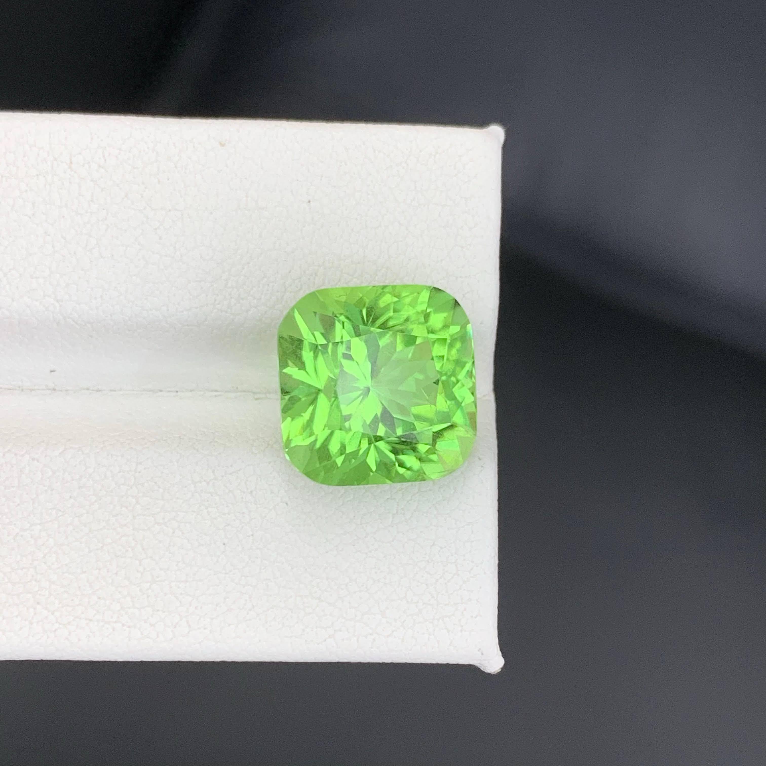10,60 Carati Nature Sciolto Rutilo Inclusione Peridoto Verde Gemma Pakistana in vendita 5