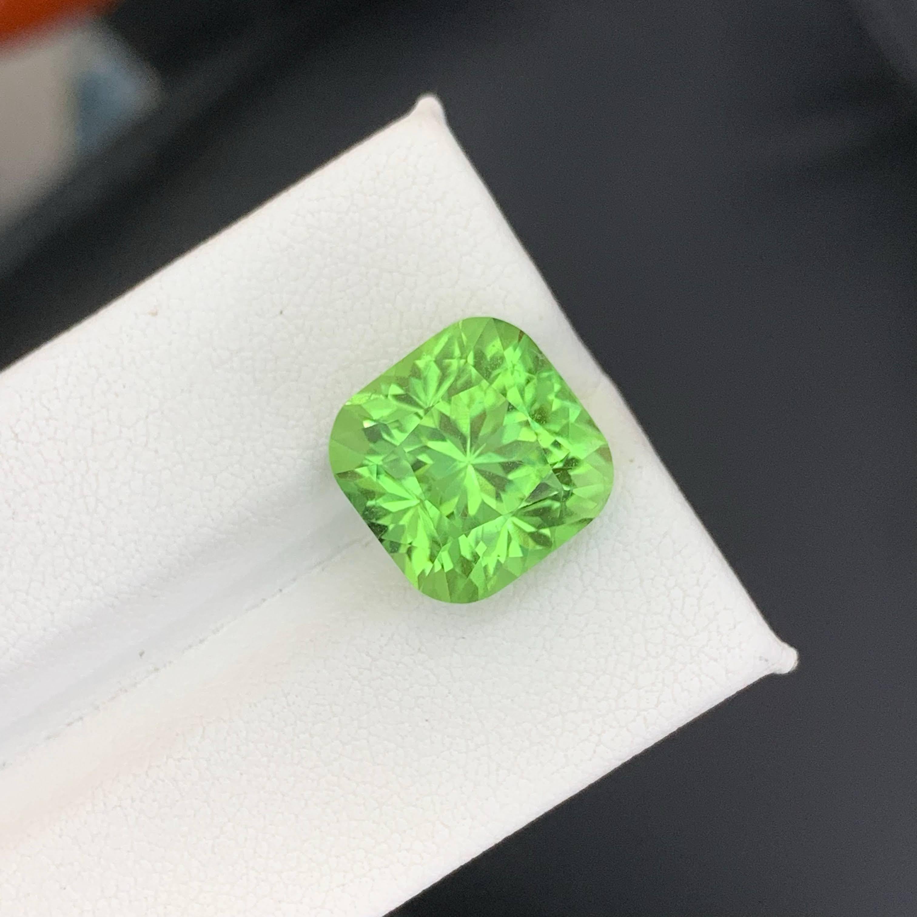 Moderno 10,60 Carati Nature Sciolto Rutilo Inclusione Peridoto Verde Gemma Pakistana in vendita