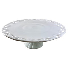 1960s Indiana Glass Company Soporte para tartas supergrande
