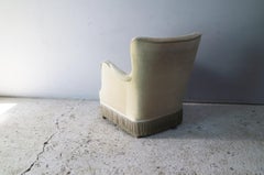 1060s Vintage Danish Petite Velour Armchair