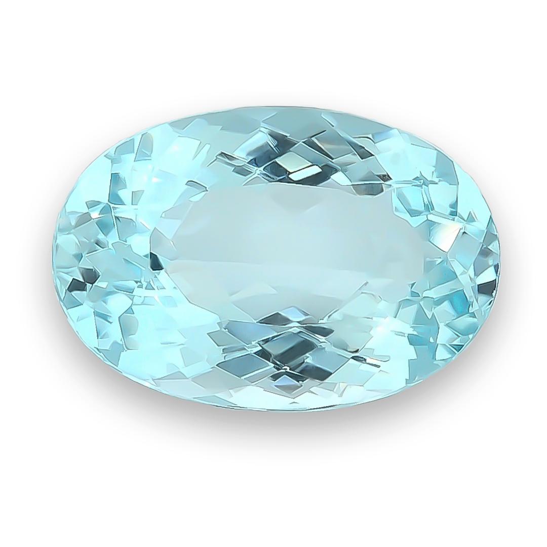 Discover the captivating elegance of Aquamarine at 1stDibs, where the finest gemstones are curated for collectors and jewelry enthusiasts. This remarkable Aquamarine, with its light blue hue and exceptional clarity, epitomizes natural beauty and