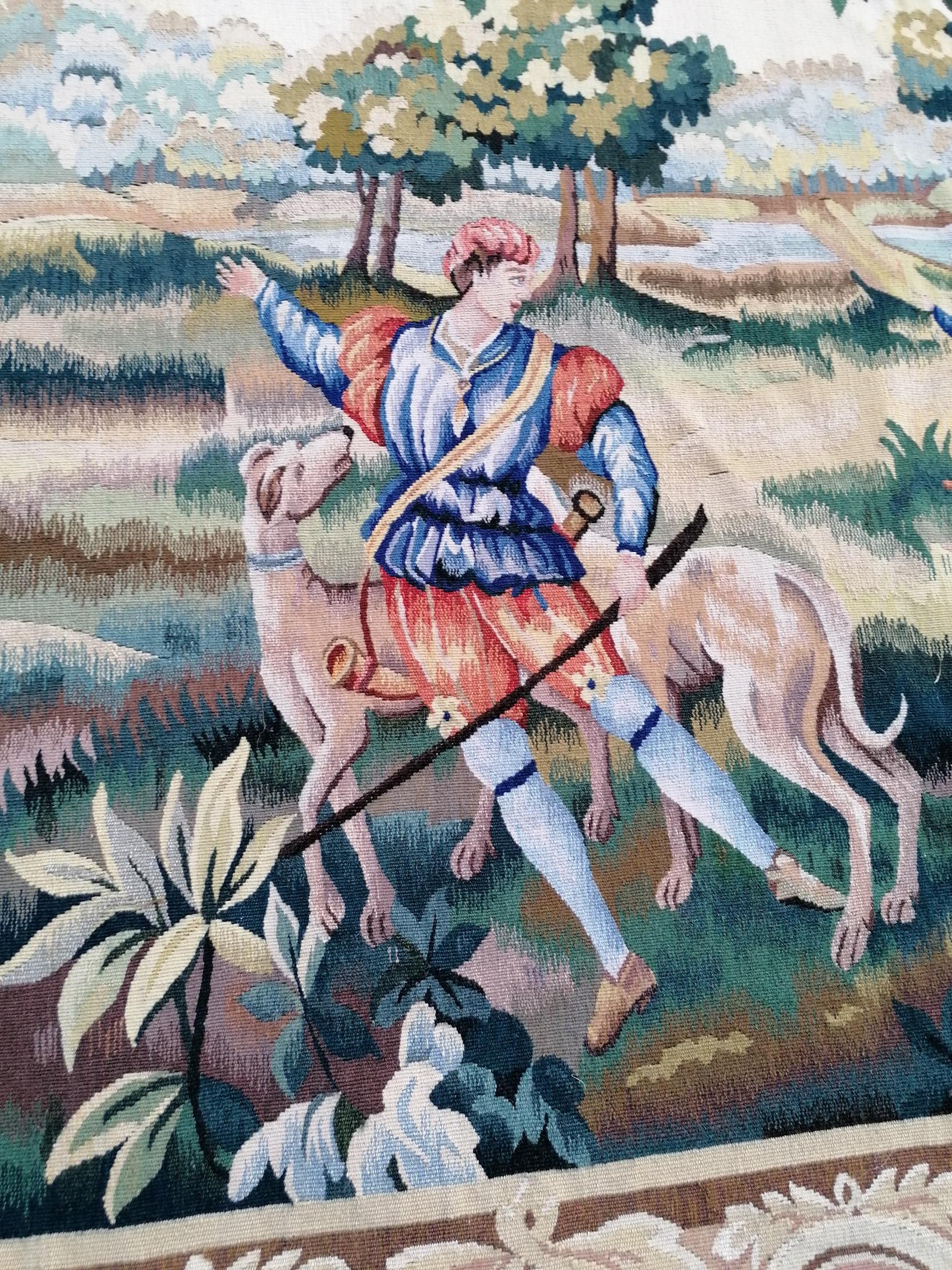 Hand-Woven 1064 -  Aubusson Tapestry For Sale