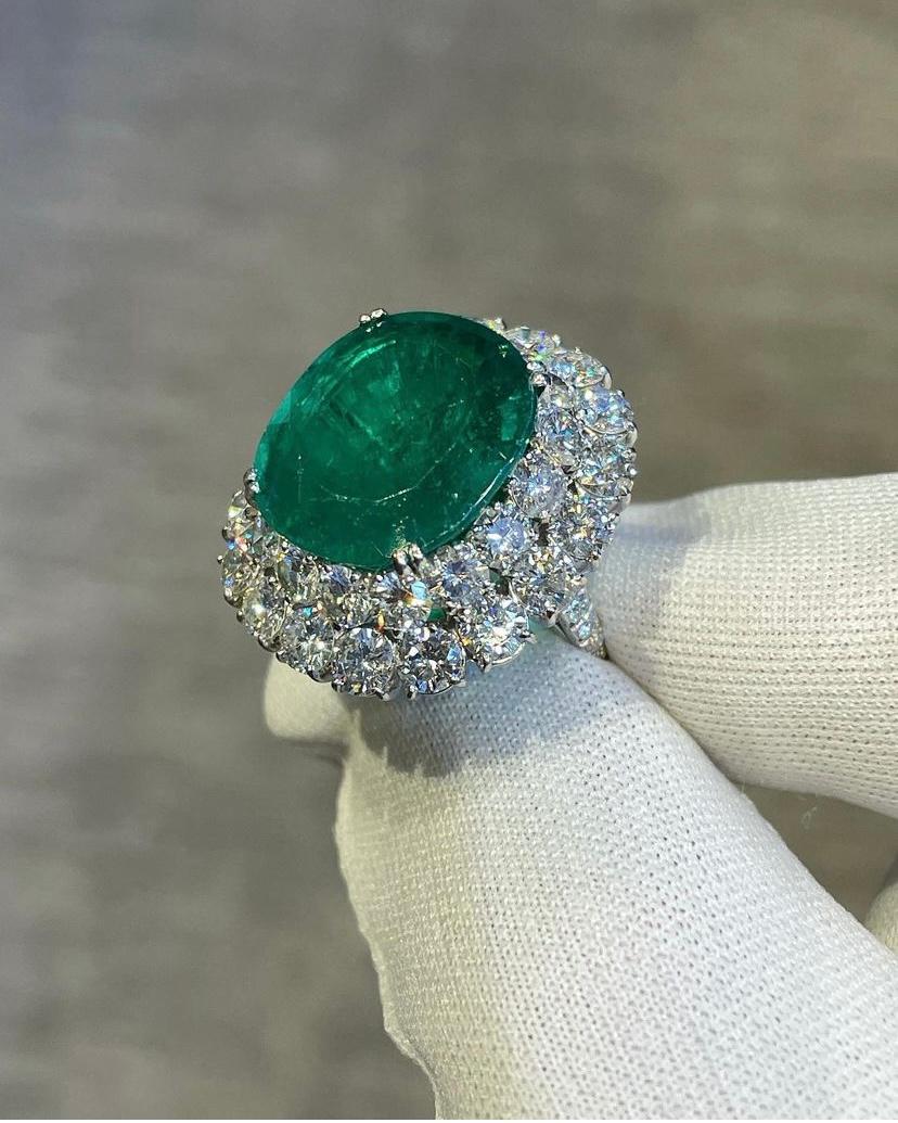 bulgari emerald ring
