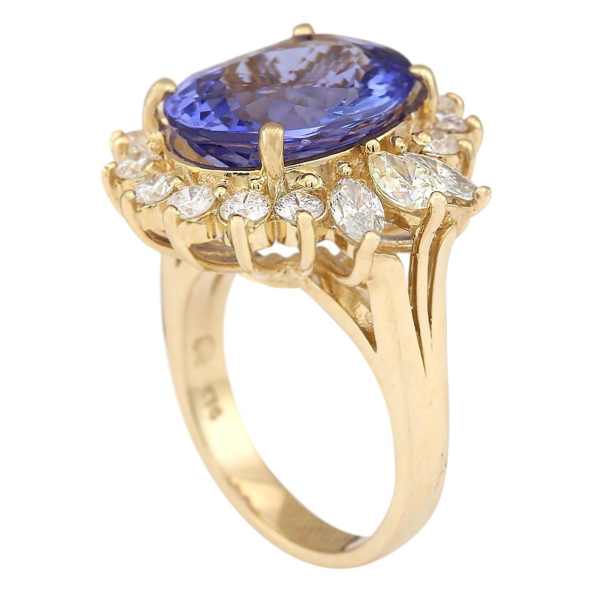 tanzanite rings gold