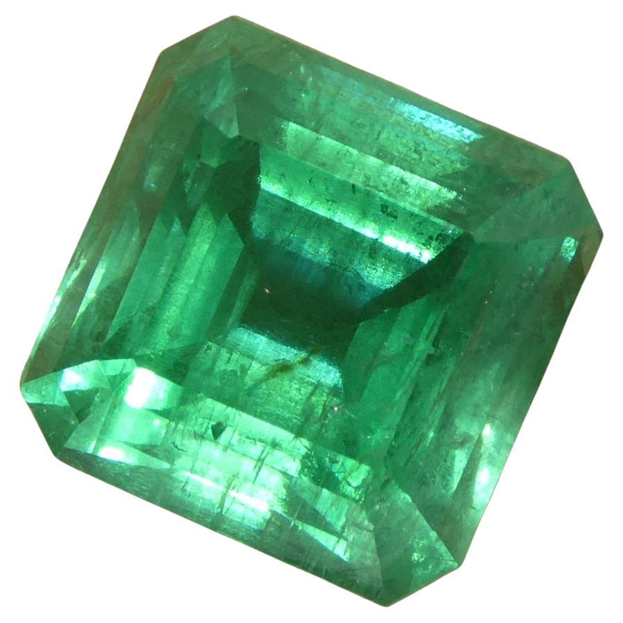 10.64ct Octagonal/Square Green Emerald GIA Certified (F2)
