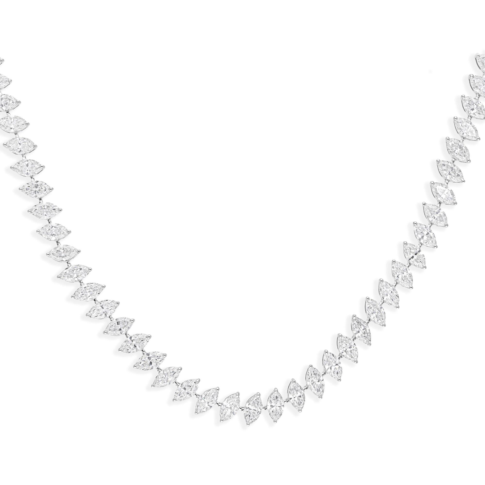 Cast from 14-karat gold, these exquisite necklace is handset with 10.65 carats of sparkling diamonds.

FOLLOW SPECTRUM JEWELS storefront to view the latest collection & exclusive pieces. Spectrum Jewels is proudly rated as a Top Seller on 1stdibs