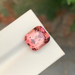 Gorgeous 10.65 Carats Stunning Loose Pink Tourmaline Cushion Shape