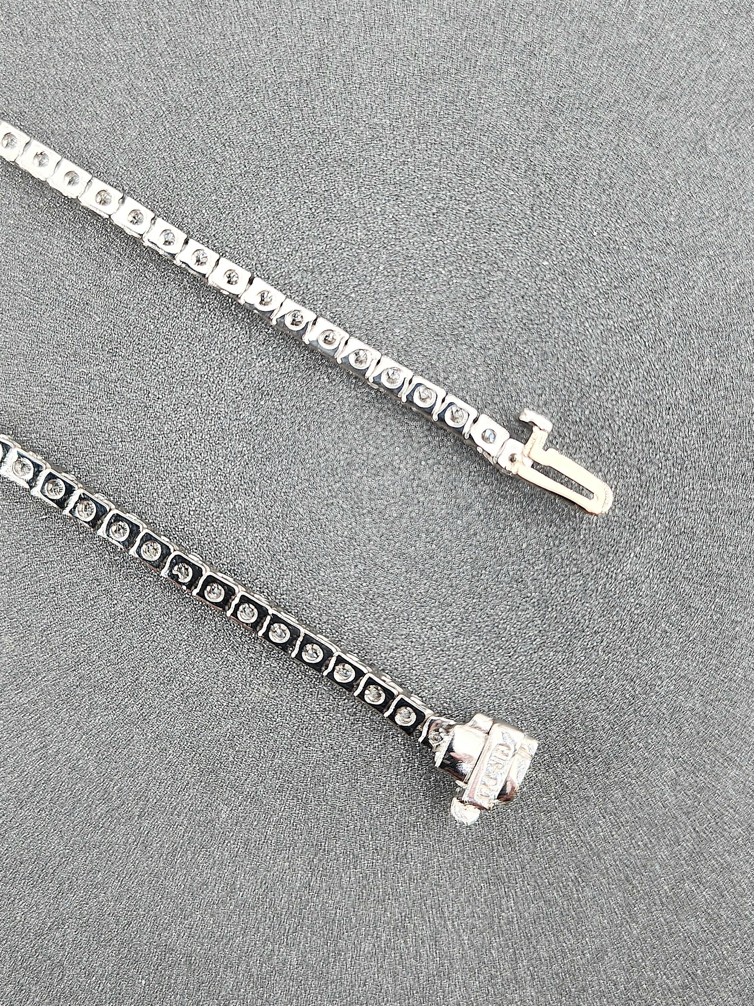10.66 ct Riviera Graduated Diamond Necklace In New Condition For Sale In Chicago, IL