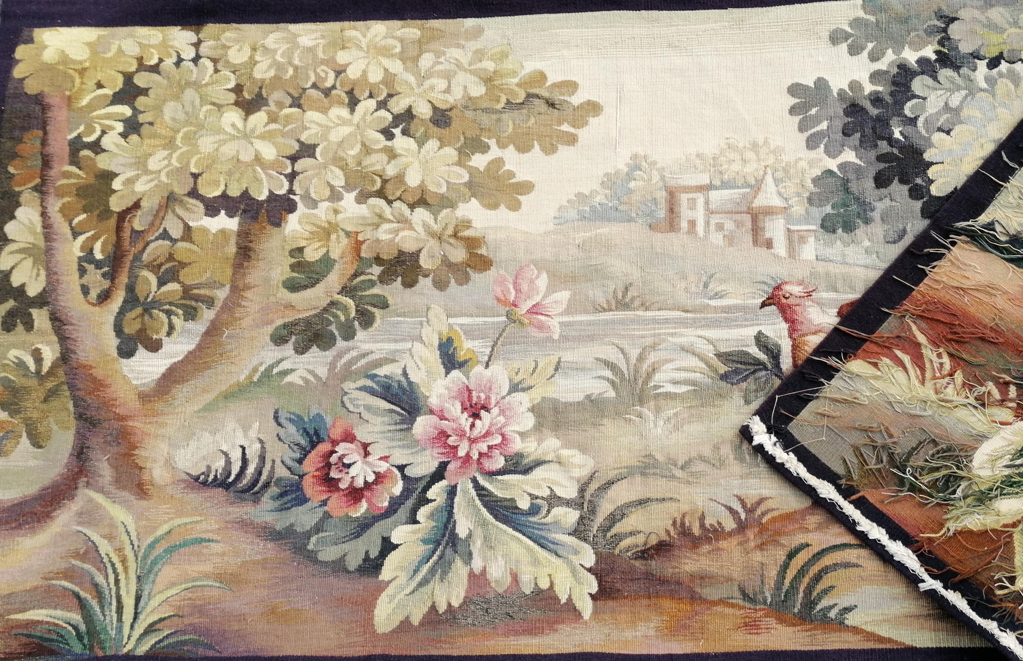 1063 -  19th Century Greenery Tapestry 2