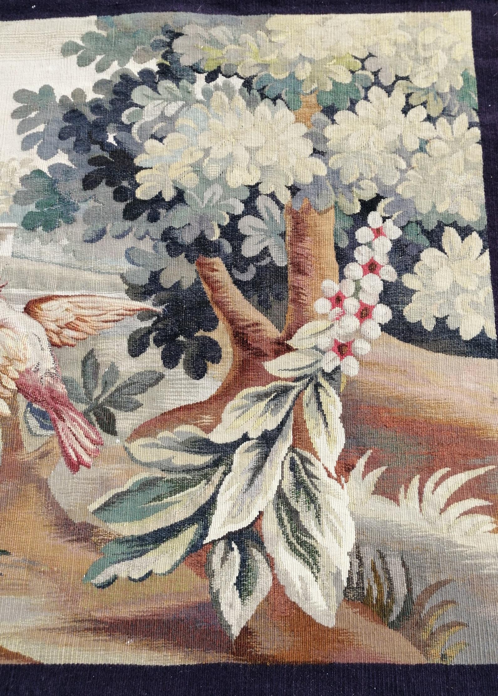 Aubusson 1063 -  19th Century Greenery Tapestry