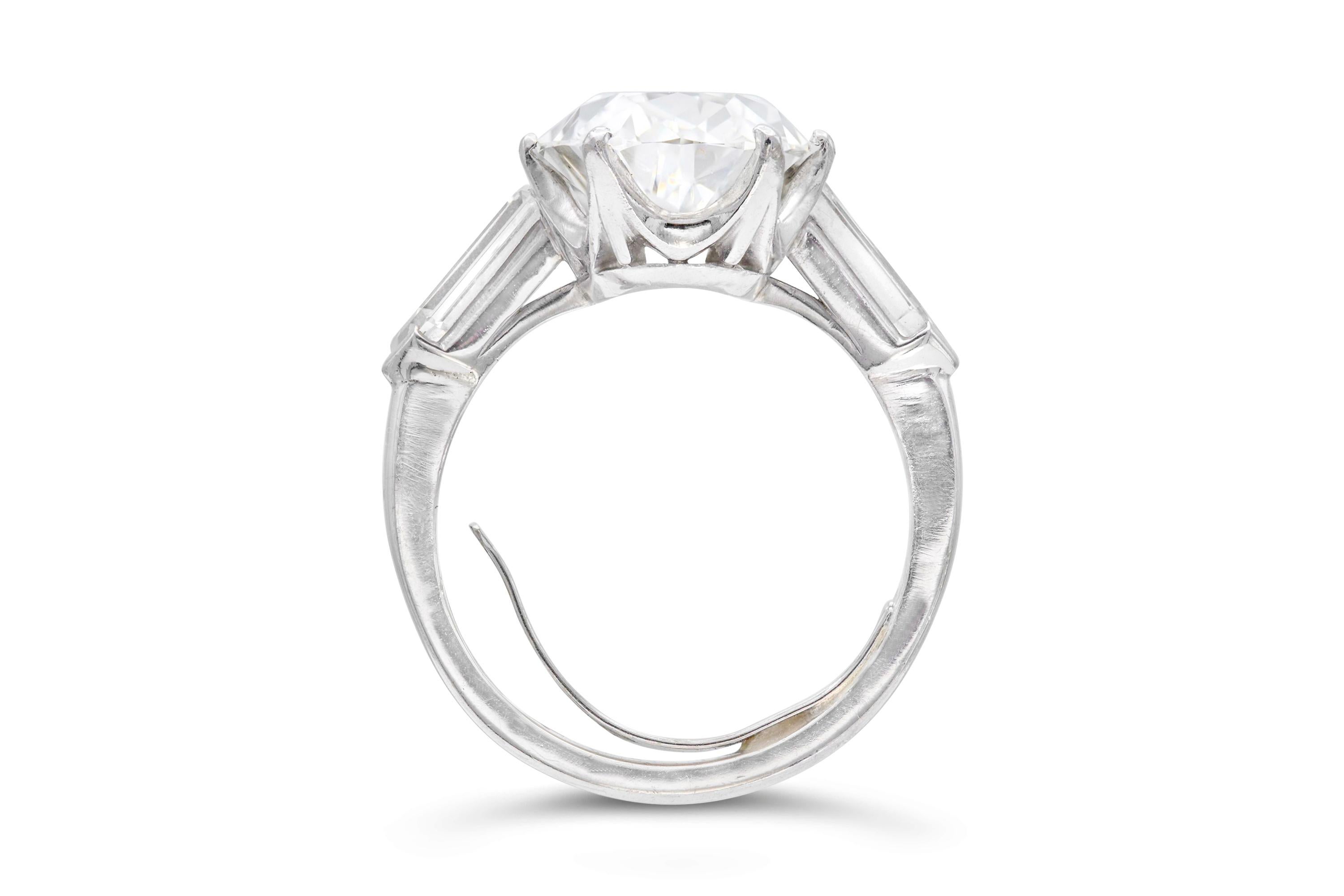 10,67 Karat GIA-zertifizierter birnenförmiger Diamant-Verlobungsring im Zustand „Gut“ im Angebot in New York, NY