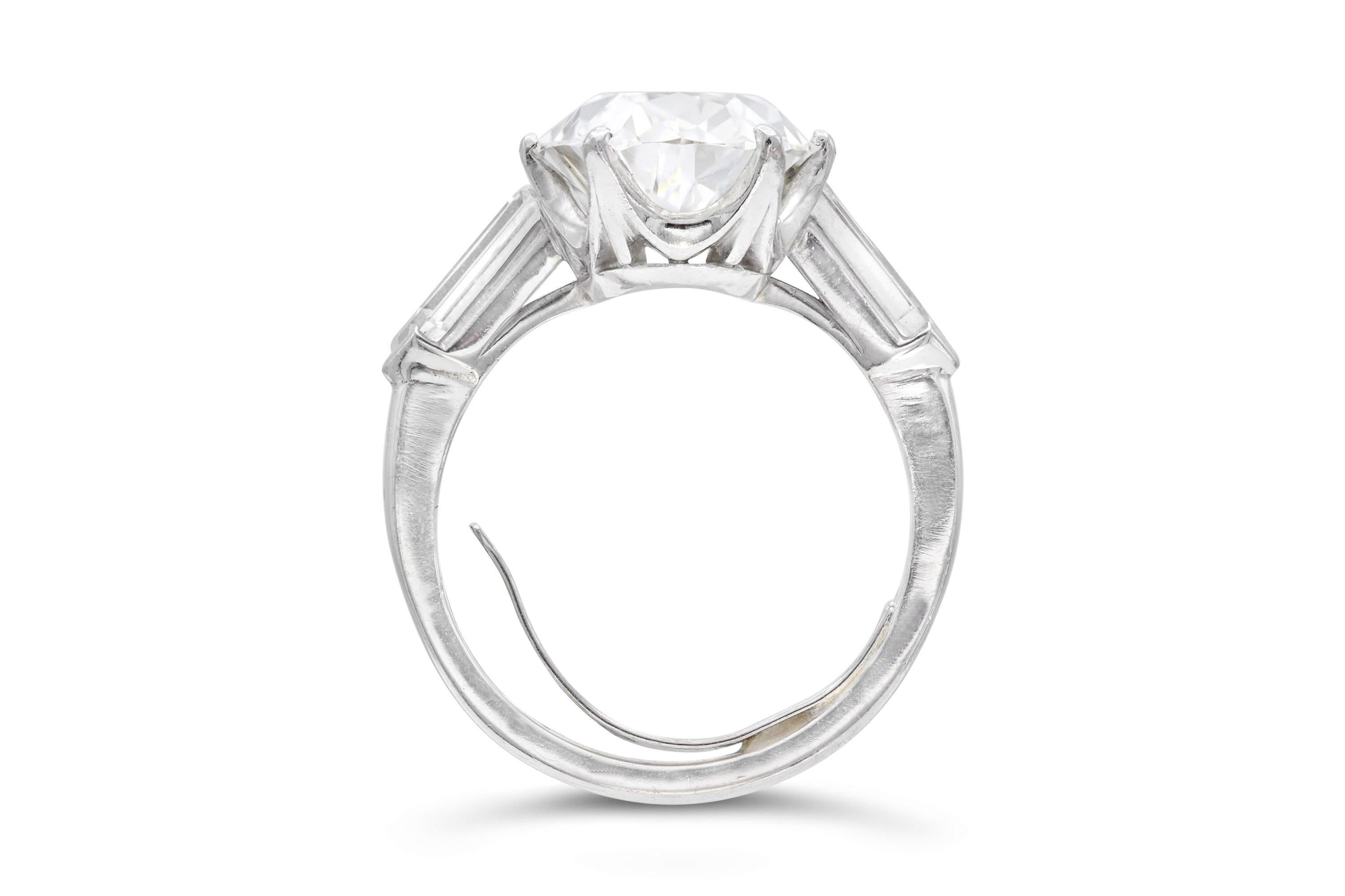 10.67 Carat Pear Shaped Diamond Engagement Ring In Good Condition For Sale In New York, NY