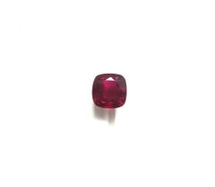 10.69 Carati Tormalina Rubellite Taglio Cuscino Pietra per Gioielli Gemma Naturale