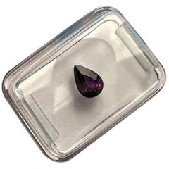1.06ct Colour Change Sapphire Pink Purple Untreated IGI Certified Unheated Pear
