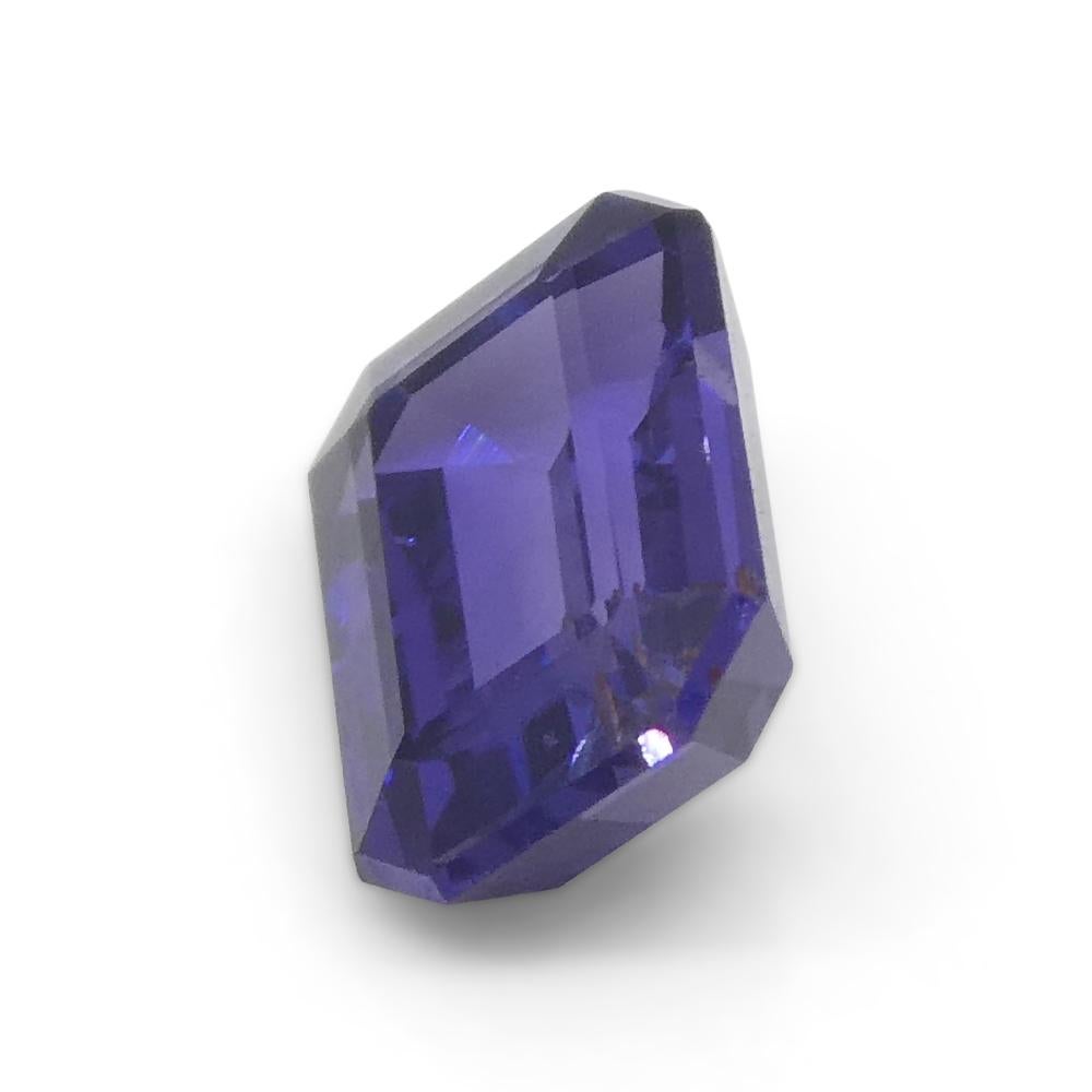 1.06ct Emerald Cut Purple Sapphire from East Africa, Unheated For Sale 8