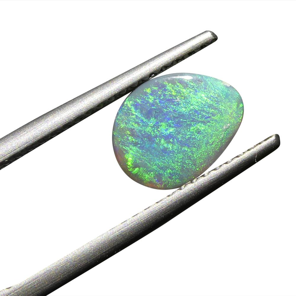 1.06ct Freeform Cabochon Grey Opal from Australia For Sale 6
