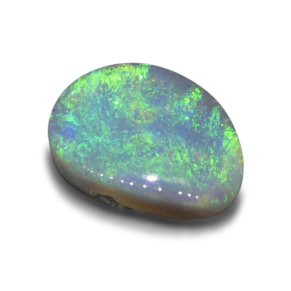 1.06ct Freeform Cabochon Grey Opal from Australia For Sale 1