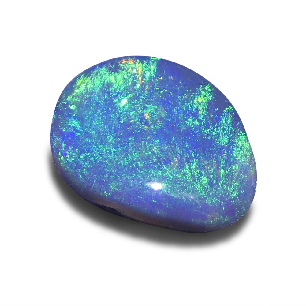1.06ct Freeform Cabochon Grey Opal from Australia For Sale 2