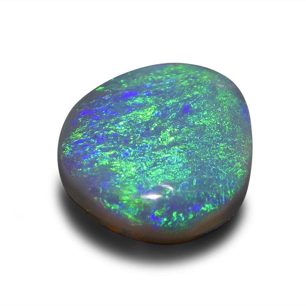 1.06ct Freeform Cabochon Grey Opal from Australia For Sale 3