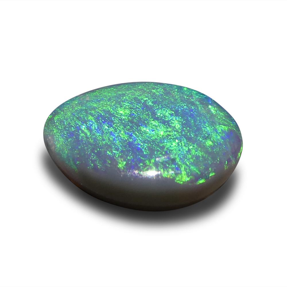 1.06ct Freeform Cabochon Grey Opal from Australia For Sale 4