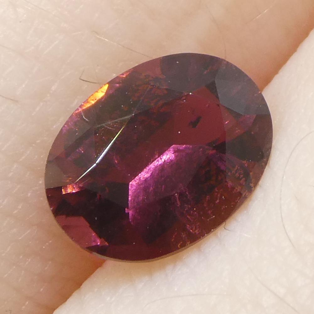 1.06ct Tormalina rosa ovale in vendita 6