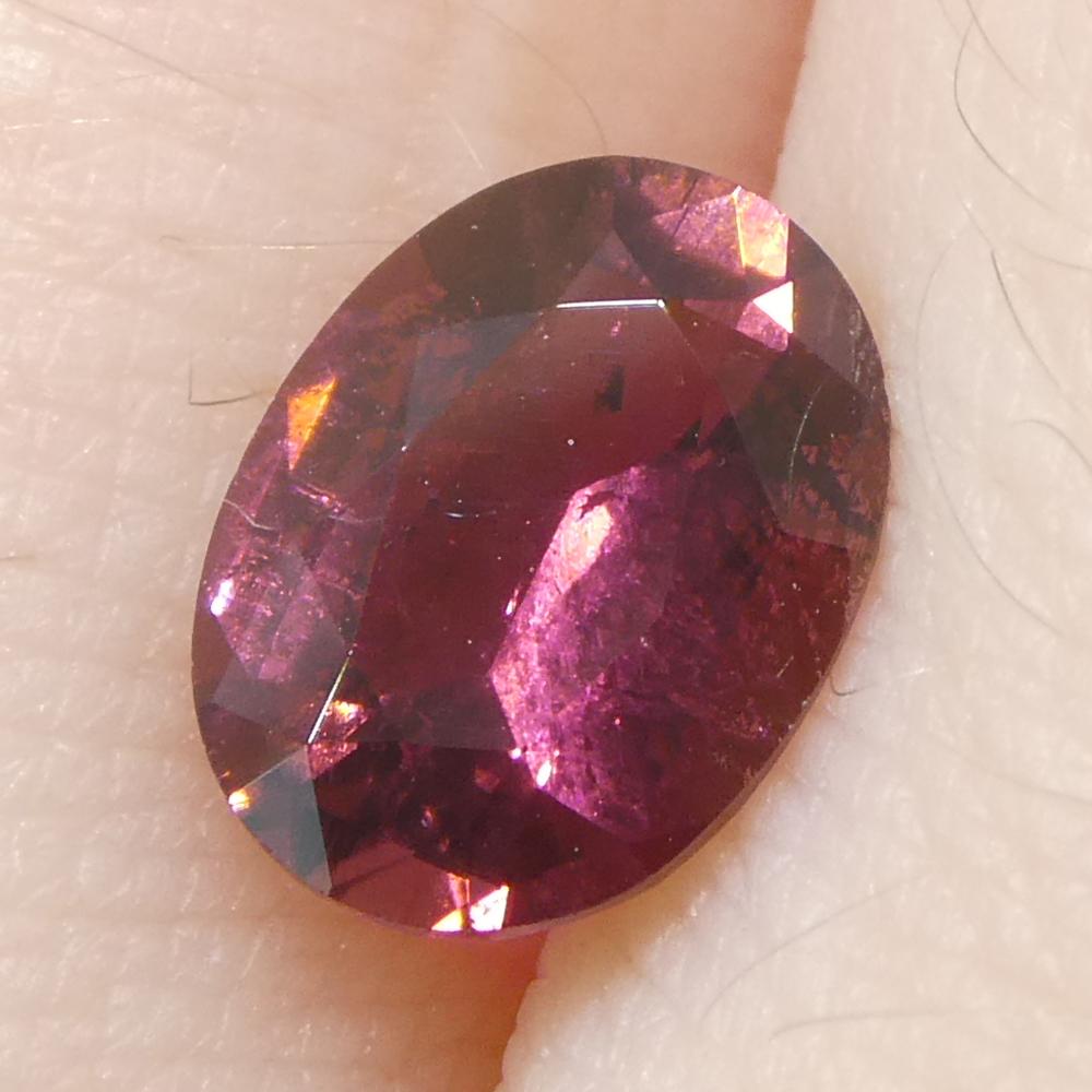1.06ct Tormalina rosa ovale in vendita 7