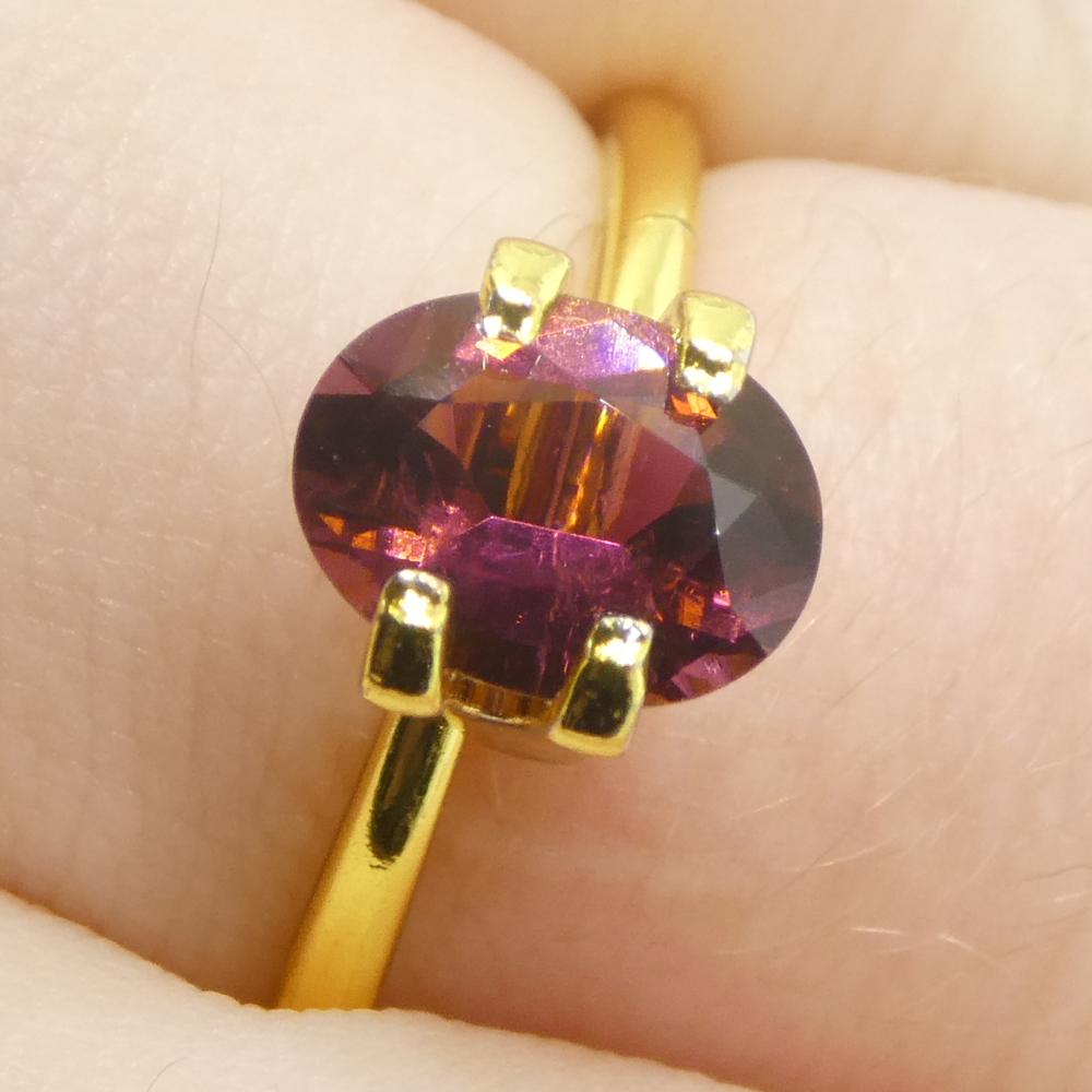 1.06ct Tormalina rosa ovale in vendita 8
