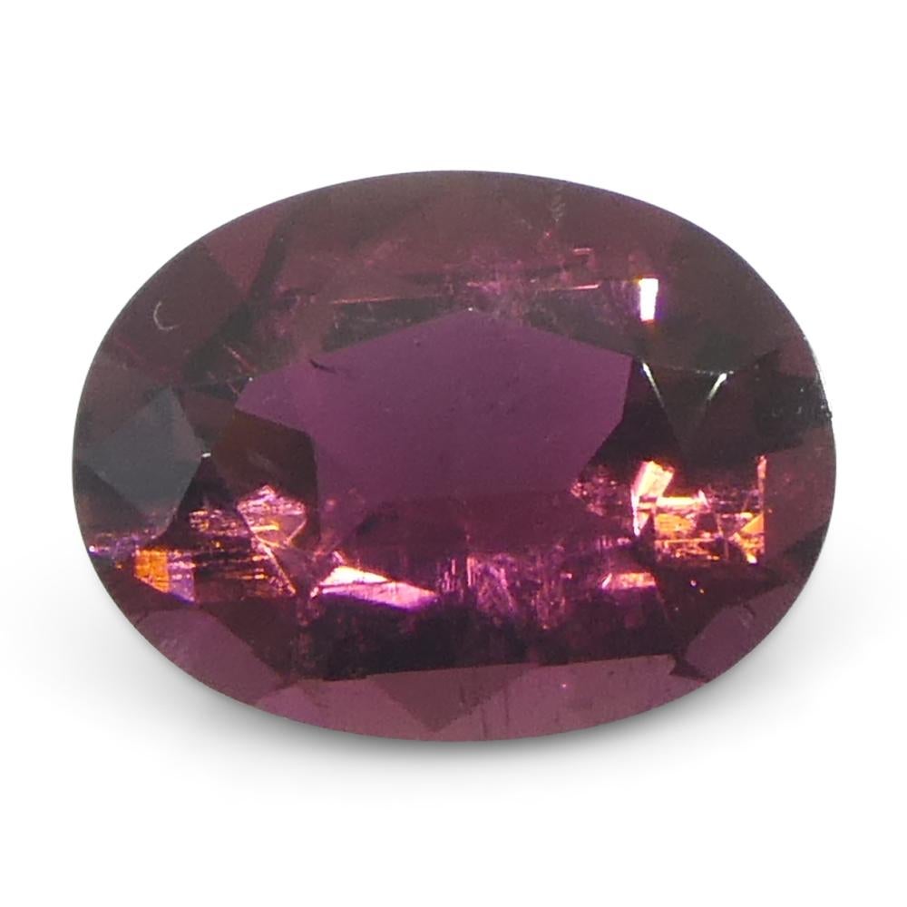 1.06ct Tormalina rosa ovale in vendita 1