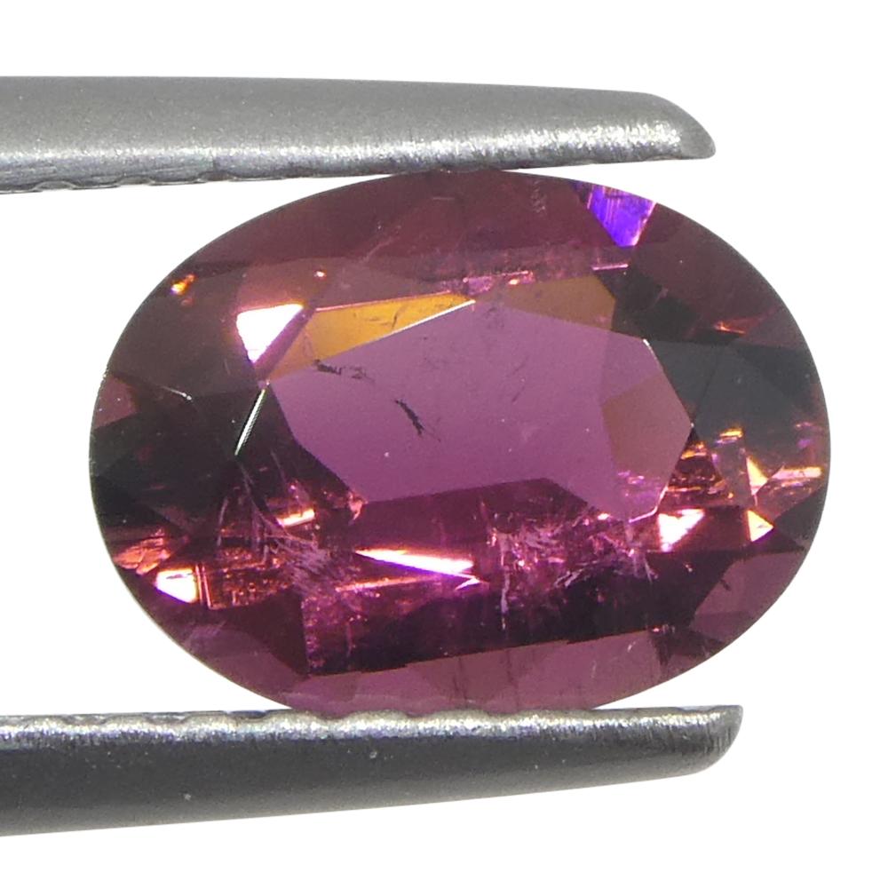 1.06ct Tormalina rosa ovale in vendita 5