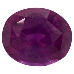 1,06 Karat Oval Vivid Pink-Purple Saphir GIA zertifiziert Sri Lanka
