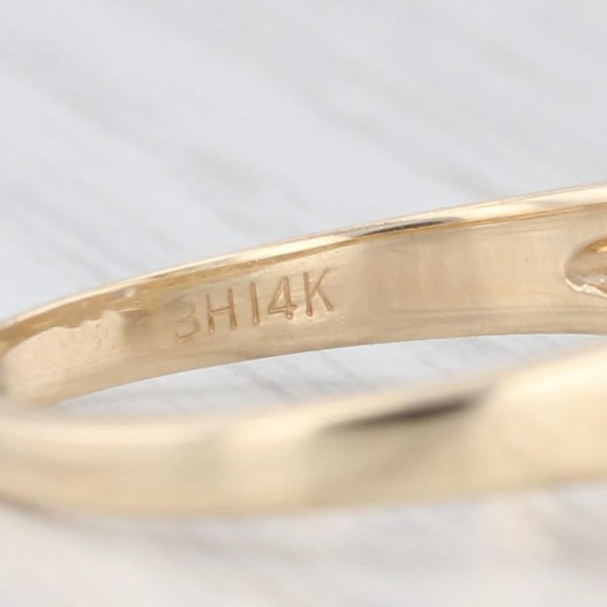 1.06ctw Anillo de Diamantes Tanzanita Marquesa Oro Amarillo 14k Talla 6.75 en venta 2