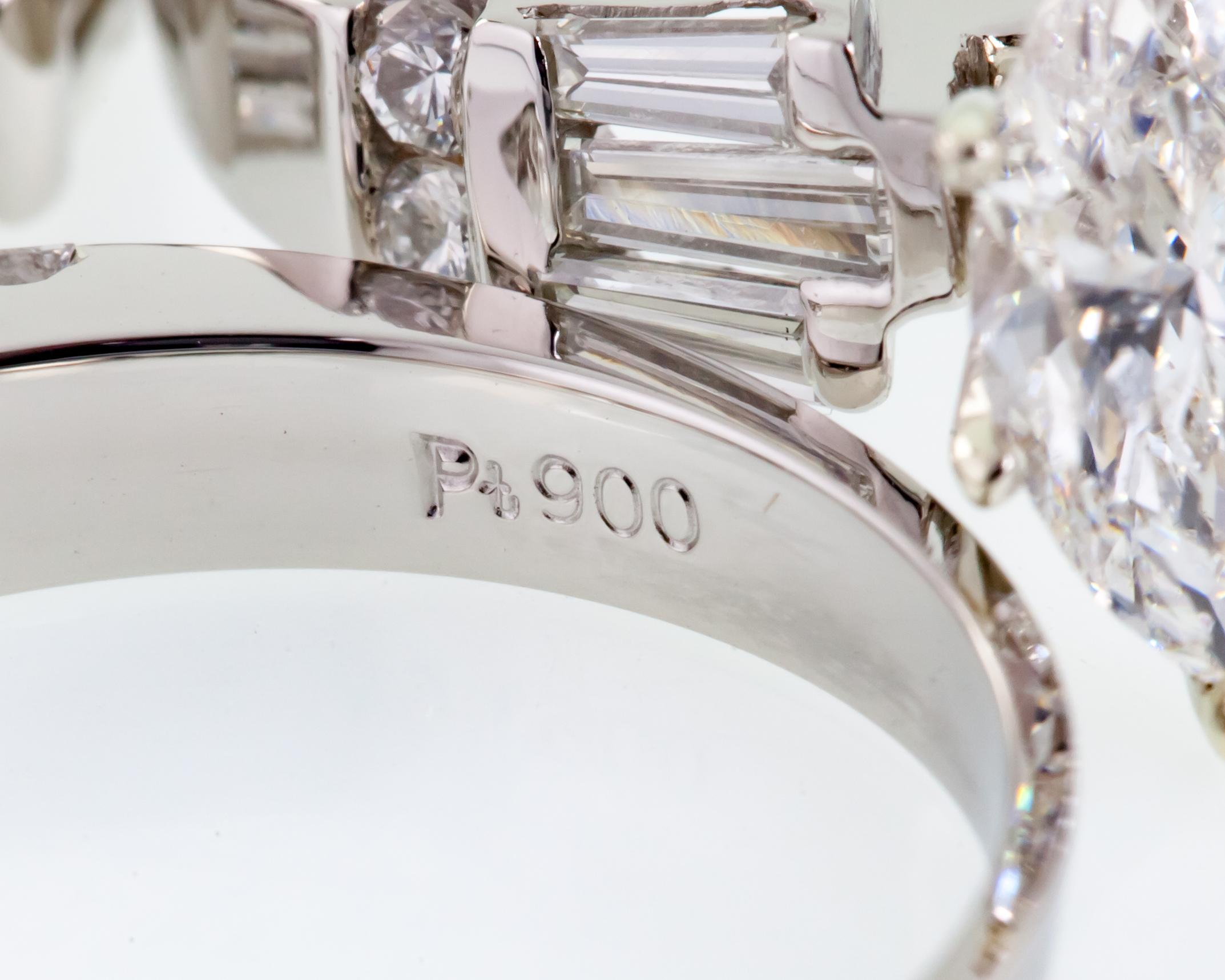marquise diamond ring wedding set