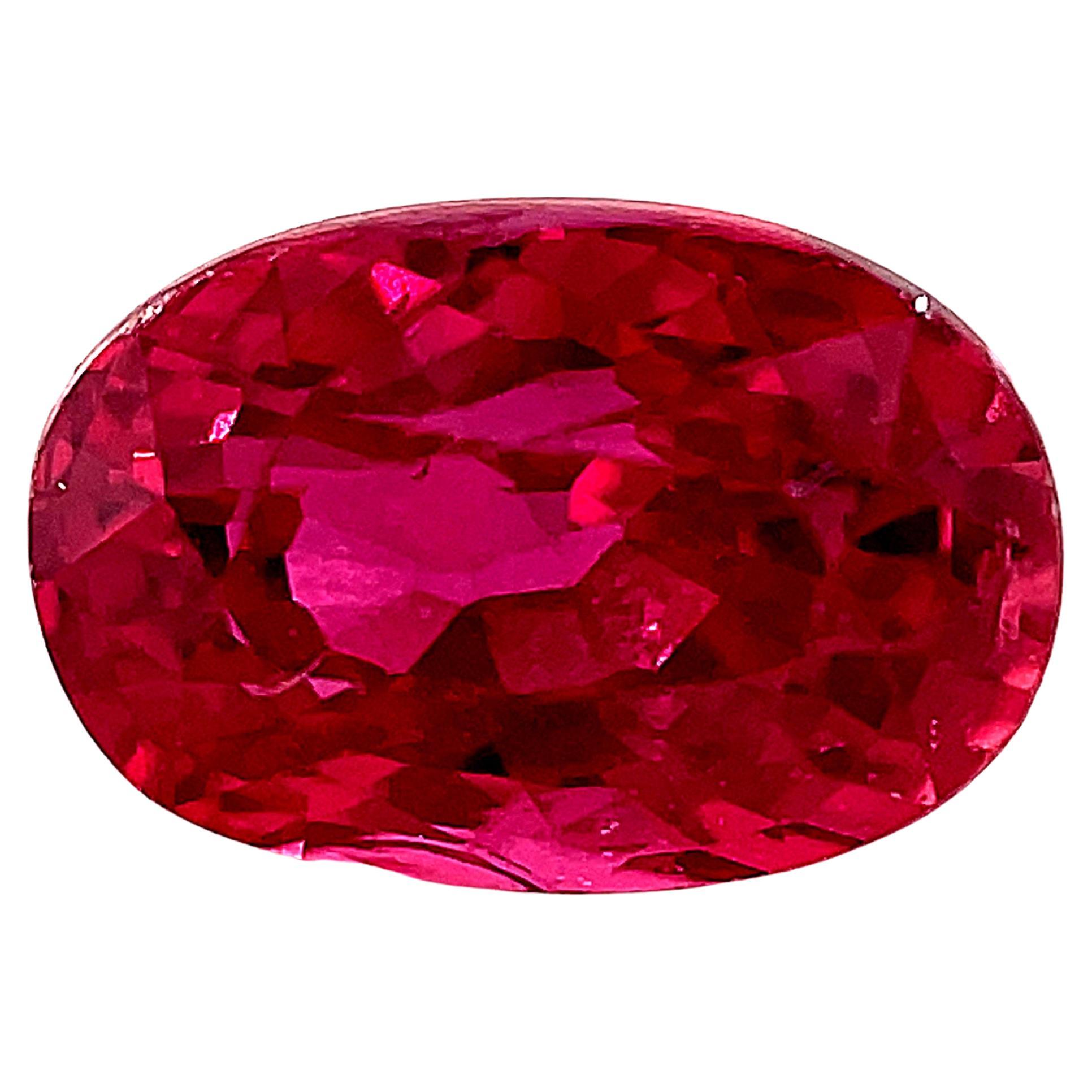 1.07 Carat Oval Loose Unset Ruby Gemstone