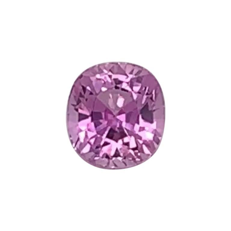 1.07 Carat Pink Bubblegum Sapphire GIA Certified Unheated For Sale