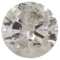 Diamant de forme ronde de 1,07 carat, pureté I2