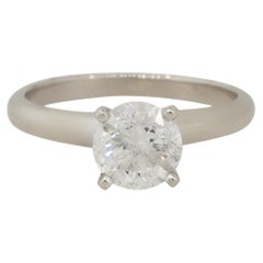 1.07 Carat Solitaire Diamond Engagement Ring 14 Karat in Stock