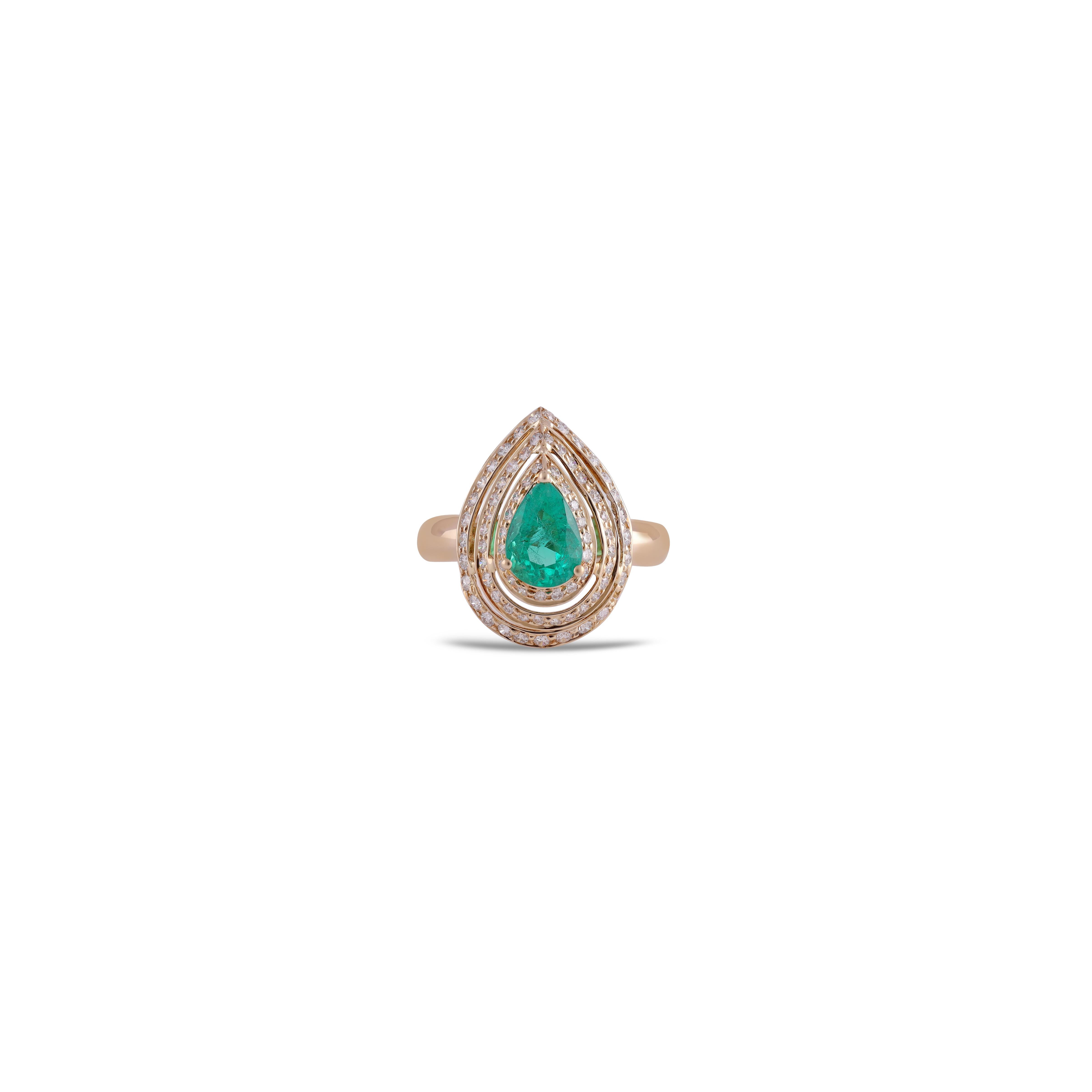 Product Details

→™ Jewelry Type - Rings
→™ Jewelry Main Material - 18K Gold, 18K Gold

Stone Details
→™ Primary Stone Type: Emerald  
→™ Primary Stone Details: Oiled
→™ Primary Stone Count: 1
→™ Total Primary Stone Carat Weight: 1.07